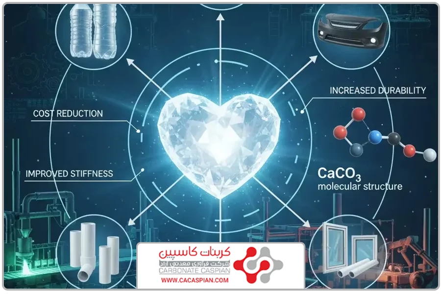 قبل تپنده صنعت پلاستیک | خرید کربنات کلسیم برای صنعت پلاستیک
